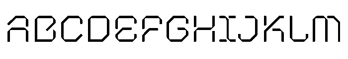 Coanda Regular Font UPPERCASE