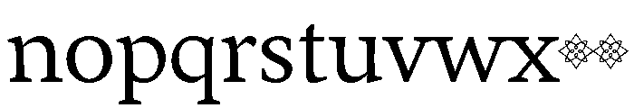ColvertLatin Font LOWERCASE