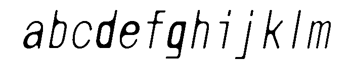 CommonSanscondensedItalic 40 FONT