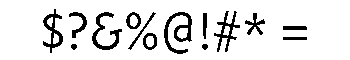 Concourse3Regular Font OTHER CHARS