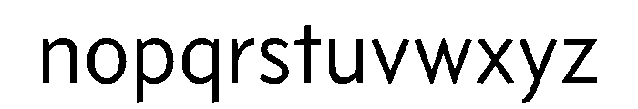 Concourse3Regular Font LOWERCASE