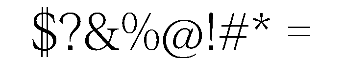 Concrette TRIAL MLight Instance Font OTHER CHARS