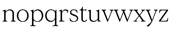 Concrette TRIAL MLight Instance Font LOWERCASE