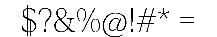 Concrette TRIAL MThin Instance Font OTHER CHARS