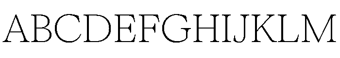 Concrette TRIAL MThin Instance Font UPPERCASE
