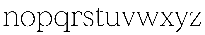Concrette TRIAL MThin Instance Font LOWERCASE