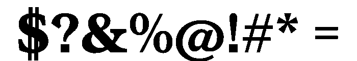 Concrette TRIAL SExtraBold Instance Font OTHER CHARS