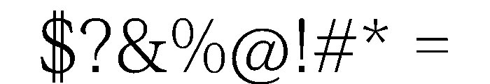 Concrette TRIAL SLight Instance Font OTHER CHARS