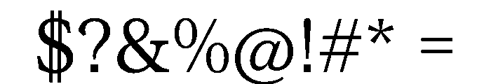 Concrette TRIAL SRegular Instance Font OTHER CHARS