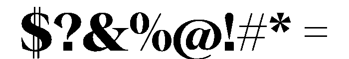 Concrette TRIAL XLHeavy Instance Font OTHER CHARS