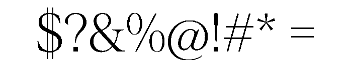 Concrette TRIAL XLLight Instance Font OTHER CHARS
