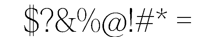 Concrette TRIAL XLThin Instance Font OTHER CHARS