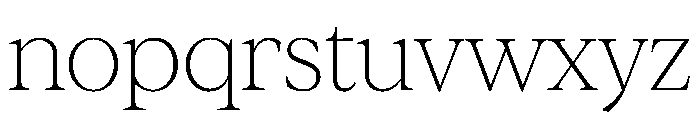 Concrette TRIAL XLThin Instance Font LOWERCASE