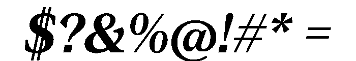 ConcretteItalic TRIAL MBoldItalic Instance Font OTHER CHARS