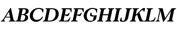 ConcretteItalic TRIAL MBoldItalic Instance Font UPPERCASE