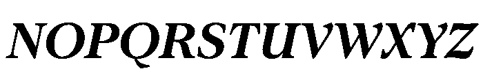 ConcretteItalic TRIAL MBoldItalic Instance Font UPPERCASE