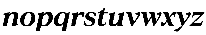 ConcretteItalic TRIAL MBoldItalic Instance Font LOWERCASE