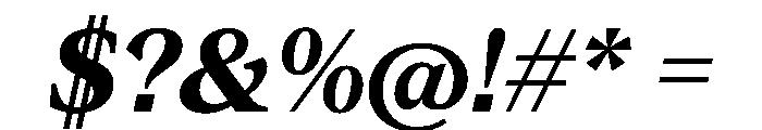 ConcretteItalic TRIAL MExtraBoldItalic Instance Font OTHER CHARS