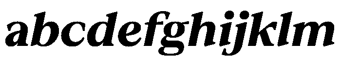 ConcretteItalic TRIAL MExtraBoldItalic Instance FONT