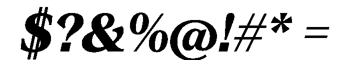 ConcretteItalic TRIAL MHeavyItalic Instance Font OTHER CHARS