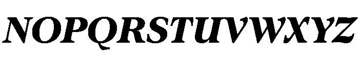 ConcretteItalic TRIAL MHeavyItalic Instance Font UPPERCASE