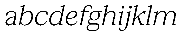 ConcretteItalic TRIAL MLightItalic Instance FONT