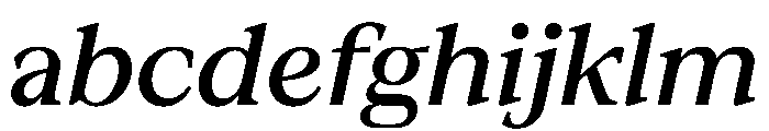ConcretteItalic TRIAL MMediumItalic Instance FONT