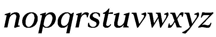 ConcretteItalic TRIAL MMediumItalic Instance Font LOWERCASE