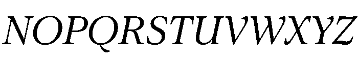 ConcretteItalic TRIAL MRegularItalic Instance Font UPPERCASE