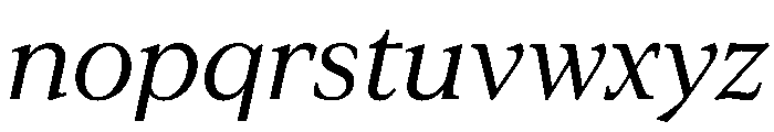 ConcretteItalic TRIAL MRegularItalic Instance Font LOWERCASE
