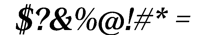 ConcretteItalic TRIAL MSemiBoldItalic Instance Font OTHER CHARS