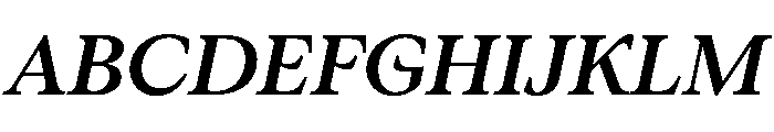 ConcretteItalic TRIAL MSemiBoldItalic Instance Font UPPERCASE