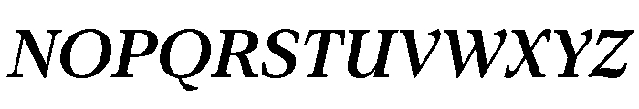 ConcretteItalic TRIAL MSemiBoldItalic Instance Font UPPERCASE