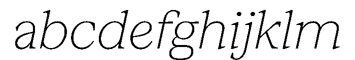 ConcretteItalic TRIAL MThinItalic Instance FONT