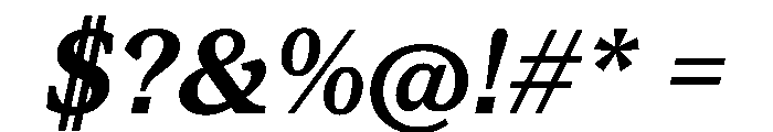 ConcretteItalic TRIAL SBoldItalic Instance Font OTHER CHARS