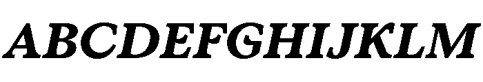 ConcretteItalic TRIAL SExtraBoldItalic Instance Font UPPERCASE