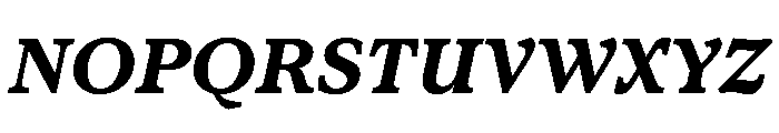 ConcretteItalic TRIAL SExtraBoldItalic Instance Font UPPERCASE