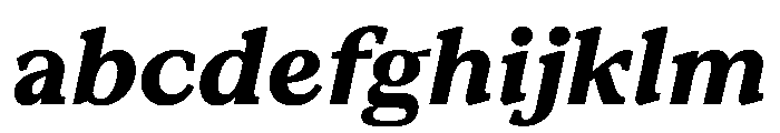 ConcretteItalic TRIAL SExtraBoldItalic Instance FONT