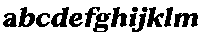 ConcretteItalic TRIAL SHeavyItalic Instance FONT