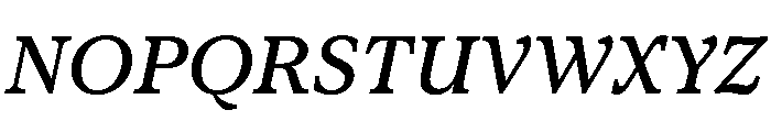 ConcretteItalic TRIAL SMediumItalic Instance Font UPPERCASE