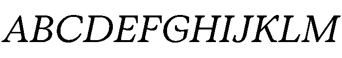 ConcretteItalic TRIAL SRegularItalic Instance Font UPPERCASE