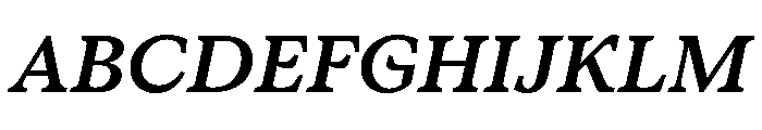 ConcretteItalic TRIAL SSemiBoldItalic Instance Font UPPERCASE