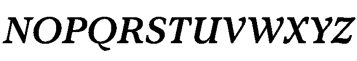ConcretteItalic TRIAL SSemiBoldItalic Instance Font UPPERCASE