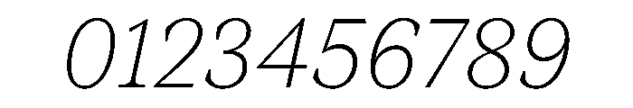 ConcretteItalic TRIAL SThinItalic Instance Font OTHER CHARS