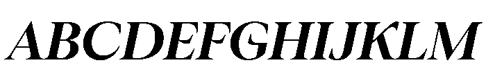 ConcretteItalic TRIAL XLBoldItalic Instance Font UPPERCASE