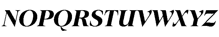 ConcretteItalic TRIAL XLExtraBoldItalic Instance Font UPPERCASE