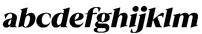 ConcretteItalic TRIAL XLHeavyItalic Instance FONT