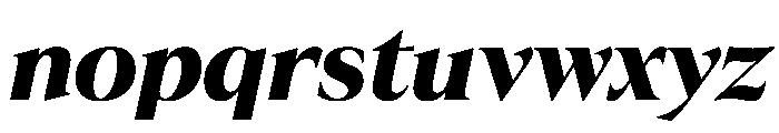 ConcretteItalic TRIAL XLHeavyItalic Instance Font LOWERCASE