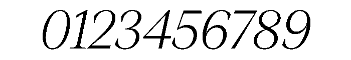 ConcretteItalic TRIAL XLLightItalic Instance Font OTHER CHARS