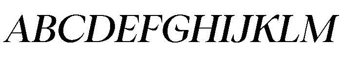 ConcretteItalic TRIAL XLMediumItalic Instance Font UPPERCASE